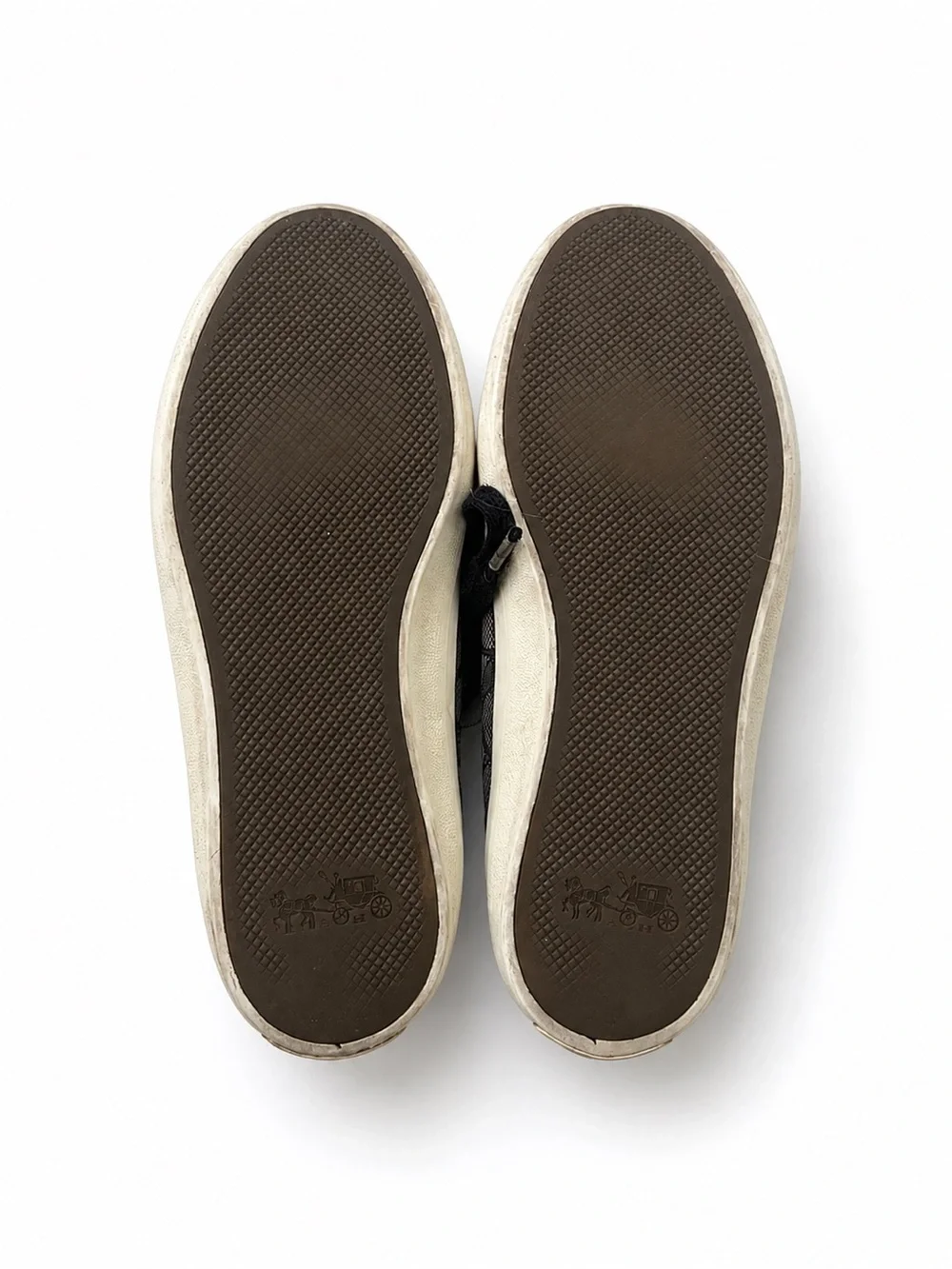 Coach Black Signature Monogram Low-Top Sneakers